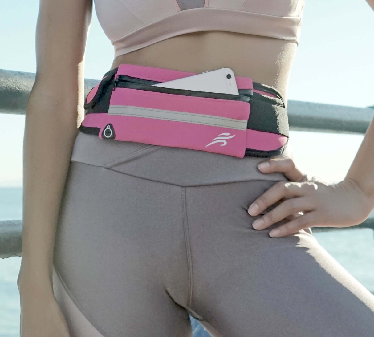 Velocity Water-Resistant Sports Running Belt and Fanny Pack for Outdoor Sports from Jupiter Gear
