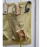 Three-Pocket Green Canvas Organizer for Garden Tools From Rustic Reach
