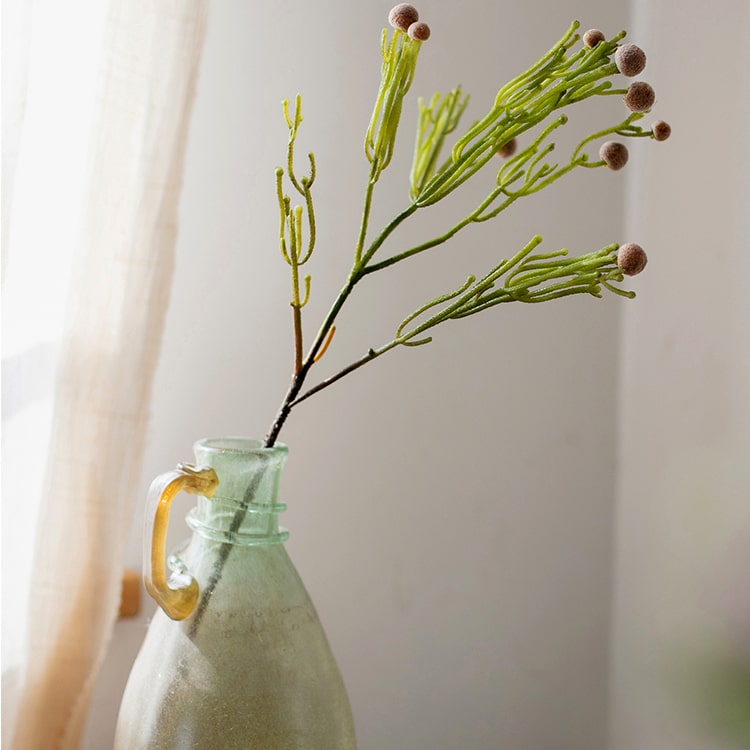 Artificial Berzelia Fruit Stem 24" Tall Faux From Rustic Reach