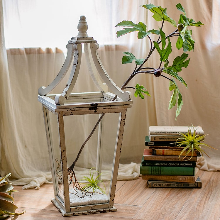 Artificial Faux Fig Leaf Stem From Rustic Reach