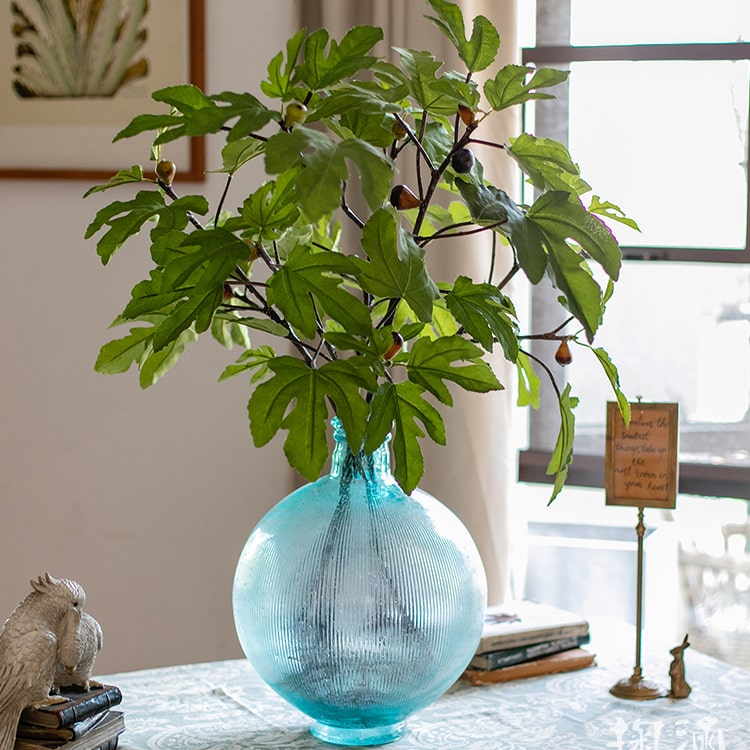 Artificial Faux Fig Leaf Stem From Rustic Reach