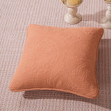 Tache Cotton Stone Washed Rustic Orange Medallion Tuscany Sunrise Cushion Covers / Euro Sham (JHW-595) from Tache Home Fashion