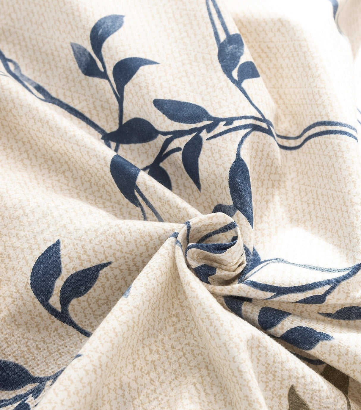 Tache Poplin Cotton Elegant Leaf Vine Cream Beige Duvet Cover (JHW-842) from Tache Home Fashion