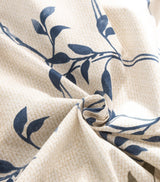 Tache Poplin Cotton Elegant Leaf Vine Cream Beige Duvet Cover (JHW-842) from Tache Home Fashion