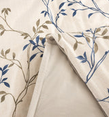 Tache Poplin Cotton Elegant Leaf Vine Cream Beige Duvet Cover (JHW-842) from Tache Home Fashion