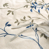 Tache Poplin Cotton Elegant Leaf Vine Cream Beige Duvet Cover (JHW-842) from Tache Home Fashion