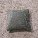 Tache Velvet Dreams Dark Taupe Plush Waves Cushion Covers / Euro Sham (JHW-852BR)