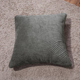 Tache Velvet Dreams Dark Taupe Plush Waves Cushion Covers / Euro Sham (JHW-852BR)