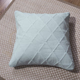 Tache Cotton Seafoam Blue Soothing Pastel Diamond Cushion Covers from Tache Home Fashion