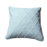 Tache Cotton Seafoam Blue Soothing Pastel Diamond Cushion Covers from Tache Home Fashion
