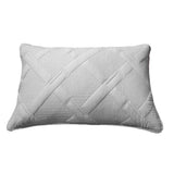Tache Cotton Light Grey Silver Soothing Pastel Diamond Pillow Sham (JHW-862)