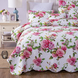 DaDa Bedding Bed in a Bag Bundle Set - Romantic Roses Lovely Blooming Floral Bedding Set (JHW-879) from DaDalogy Bedding Collection