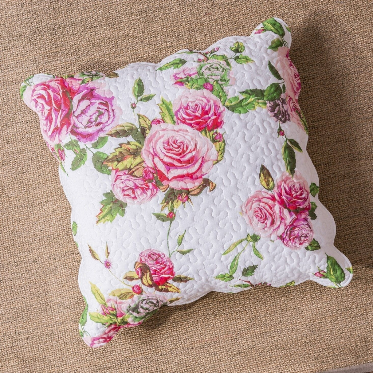 DaDa Bedding Bed in a Bag Bundle Set - Romantic Roses Lovely Blooming Floral Bedding Set (JHW-879) from DaDalogy Bedding Collection