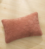 DaDalogy Bedding Terracotta Coral Brick Orange Soft Velour Corduroy Bedspread Set (JHW952) from DaDalogy Bedding Collection