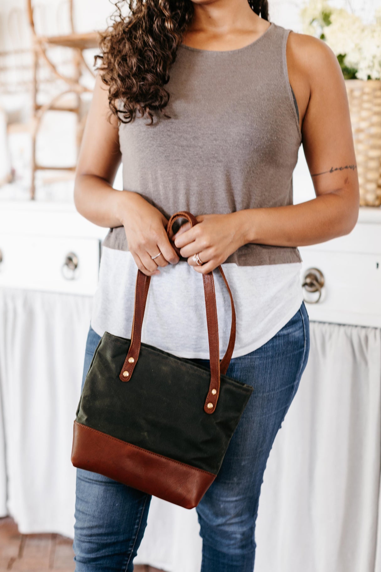 Mini Canvas Tote From Urban Southern
