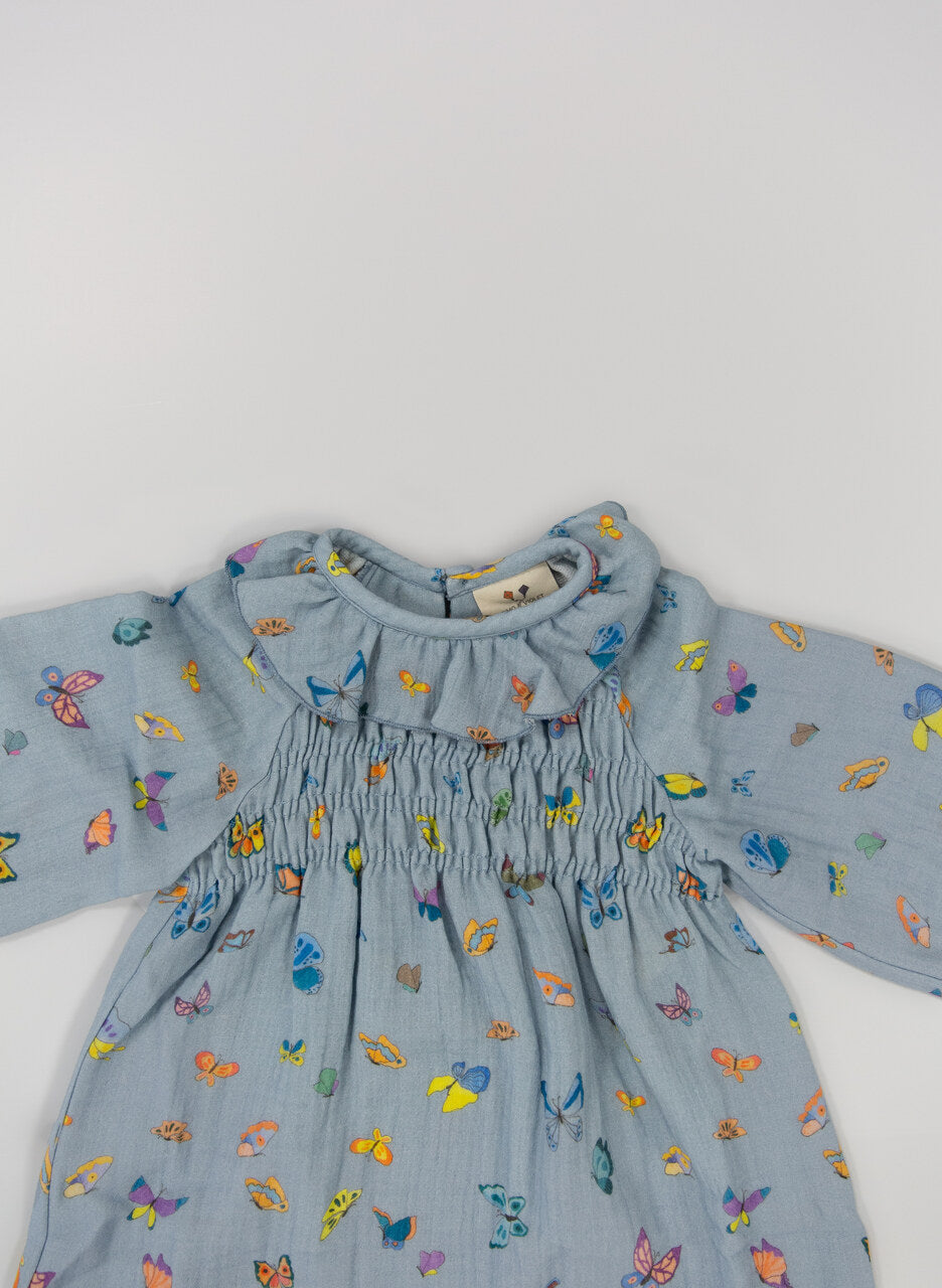 The Gigi Dress - Blue Madame Butterfly from Timo & Violet