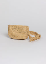 Straw Belt Bag- Natural from Hat Attack New York