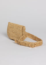 Straw Belt Bag- Natural from Hat Attack New York