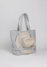 The Original Canvas Traveler Bag- Navy Stripe from Hat Attack New York