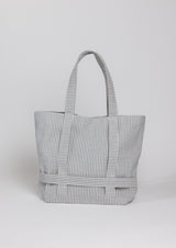 The Original Canvas Traveler Bag- Navy Stripe from Hat Attack New York