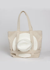 The Original Canvas Traveler Bag- Navy Stripe from Hat Attack New York