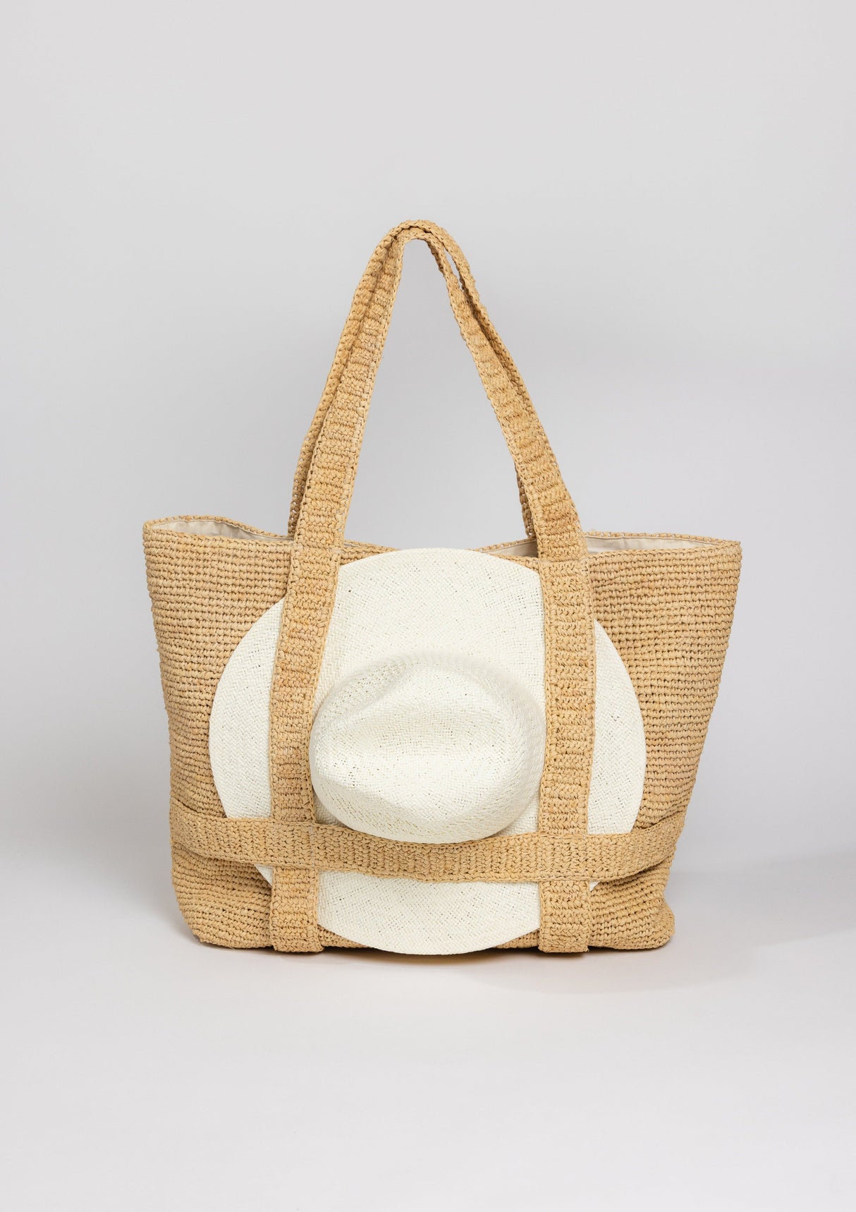 The Original Straw Traveler Bag from Hat Attack New York