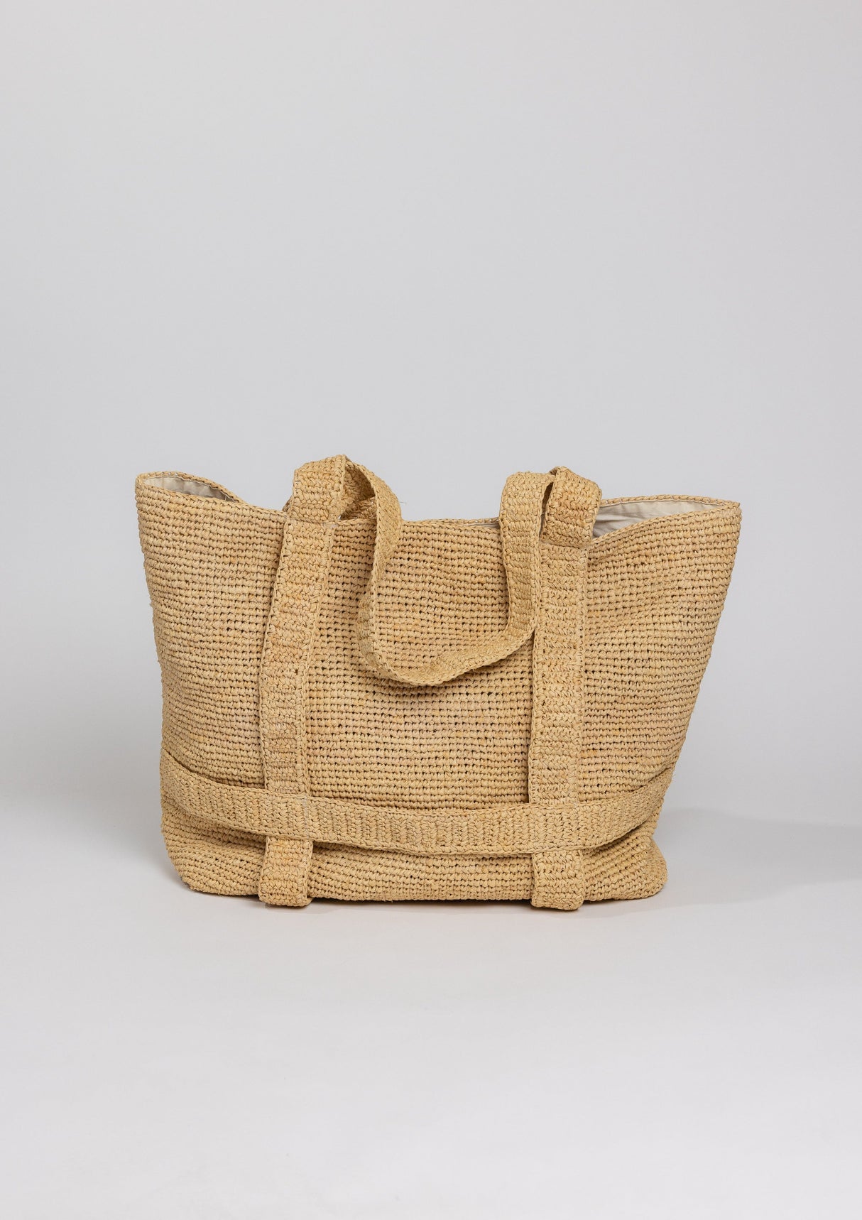 The Original Straw Traveler Bag from Hat Attack New York