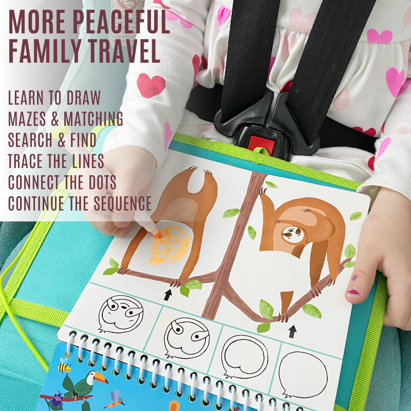 Totebook Kids Dry Erase Travel Activity Book from UnbuckleMe®