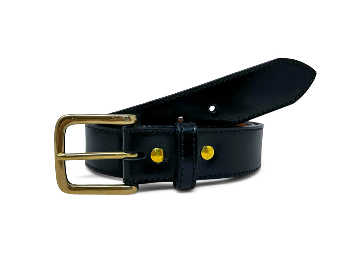 Handmade Leather Belt | Horse Butt | Black from Jack Foster