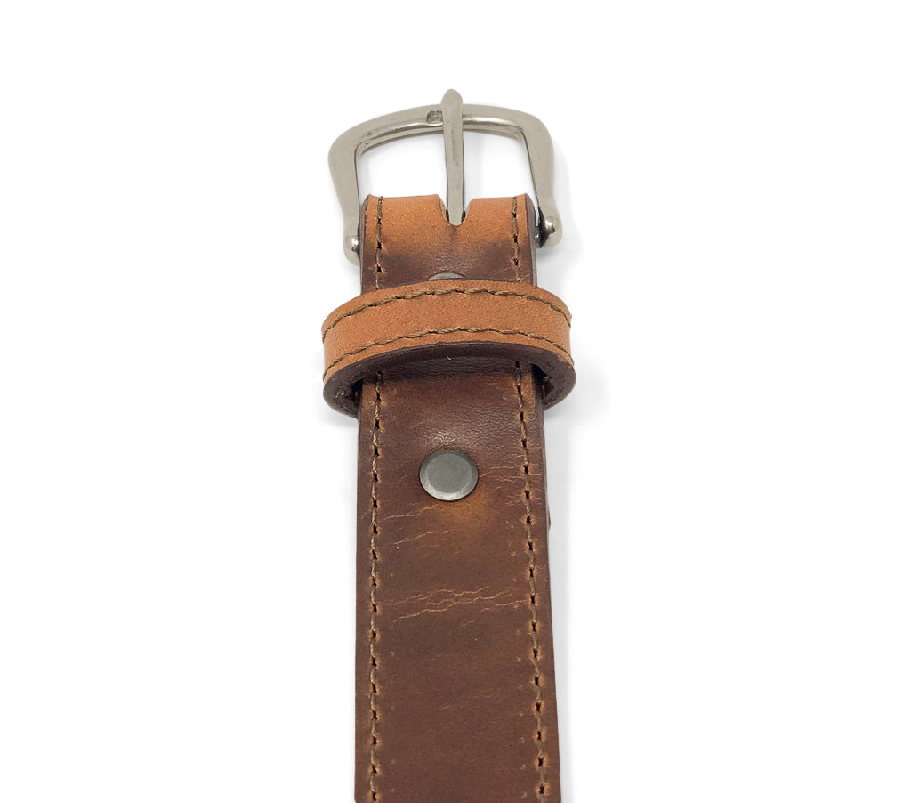 Handmade Leather Belt | Horween Dublin | English Tan from Jack Foster