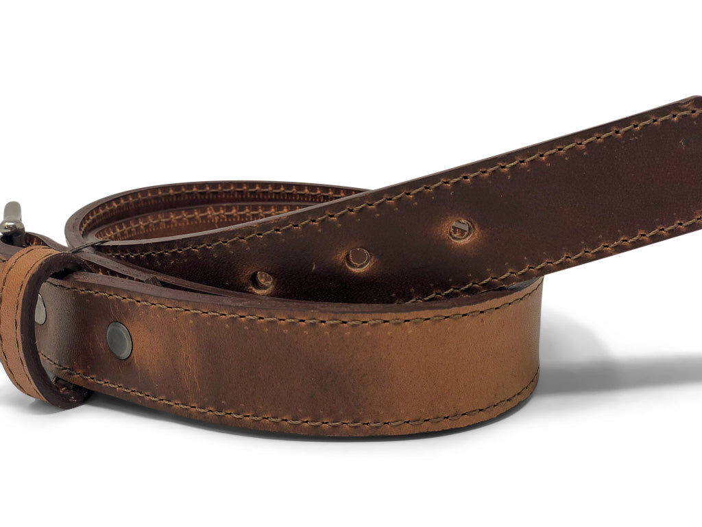 Handmade Leather Belt | Horween Dublin | English Tan from Jack Foster