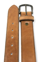 Handmade Leather Belt | Horween Horserump | Natural from Jack Foster