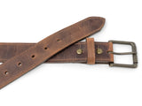 Handmade Leather Belt | Red Wing Copper Rough and Tough from Jack Foster