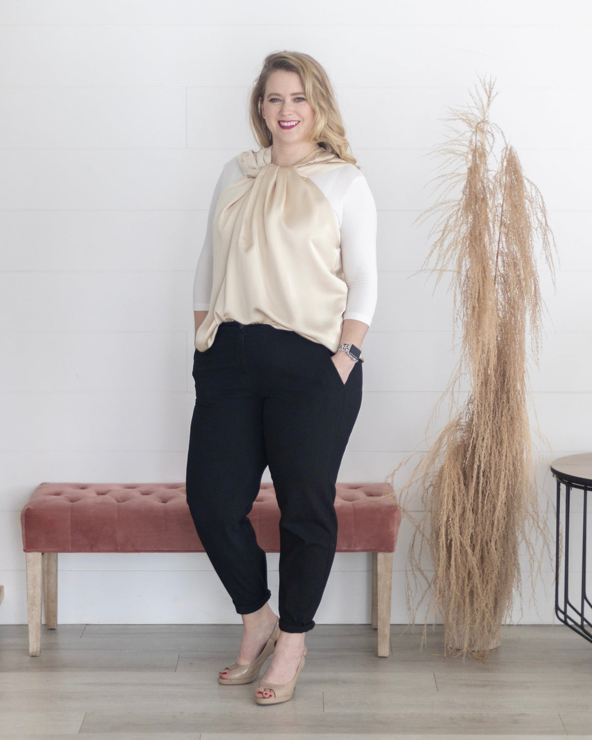 Classic 3/4 Sleeve Halftee from HALFTEE Layering Fashions