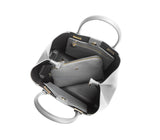 Jane - Grey Vegan Leather Satchel from Gunas New York