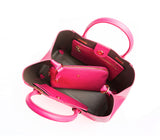 Jane - Hot Pink Vegan Leather Satchel from Gunas New York