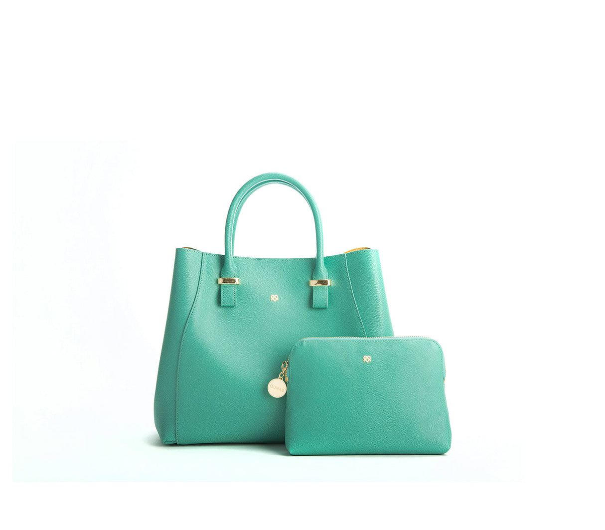 Jane - Tiffany Blue Vegan Leather Satchel from Gunas New York