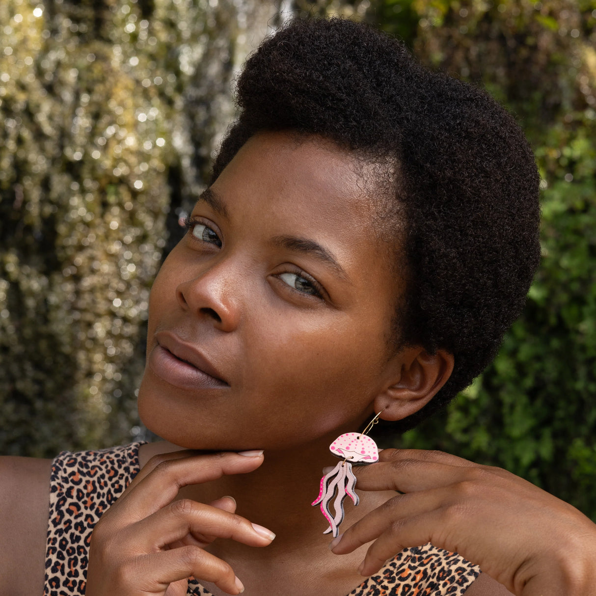 Jellyfish Hoops from LE CHIC MIAMI