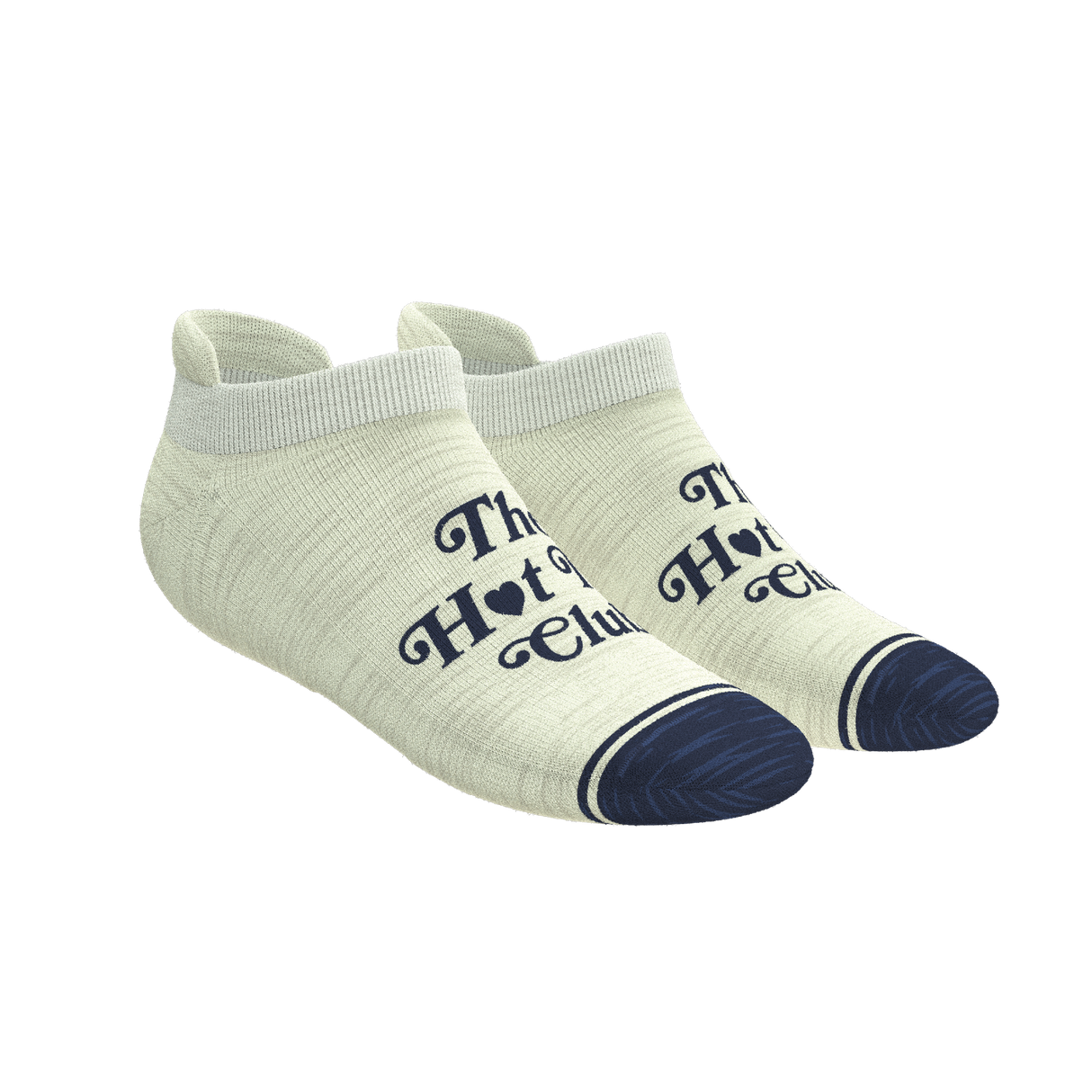 The Jet Set | Hot Tub Club Oatmeal Heel Hammock™ Ankle Socks from Shinesty