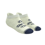 The Jet Set | Hot Tub Club Oatmeal Heel Hammock™ Ankle Socks from Shinesty