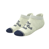 The Jet Set | Hot Tub Club Oatmeal Heel Hammock™ Ankle Socks from Shinesty
