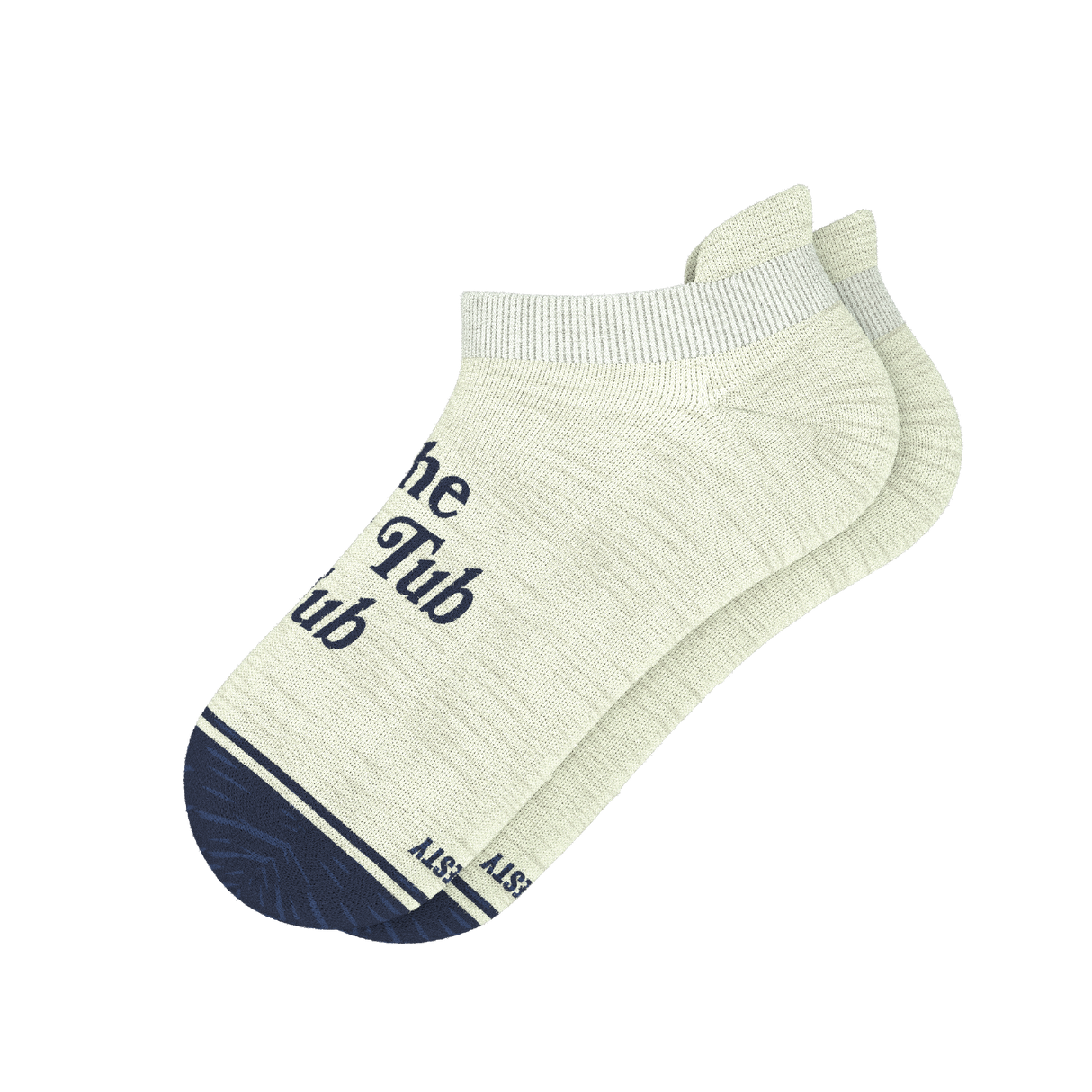 The Jet Set | Hot Tub Club Oatmeal Heel Hammock™ Ankle Socks from Shinesty