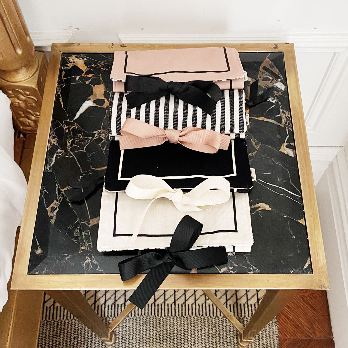 Couture Jewelry Roll, Medium, Black From Bag-all