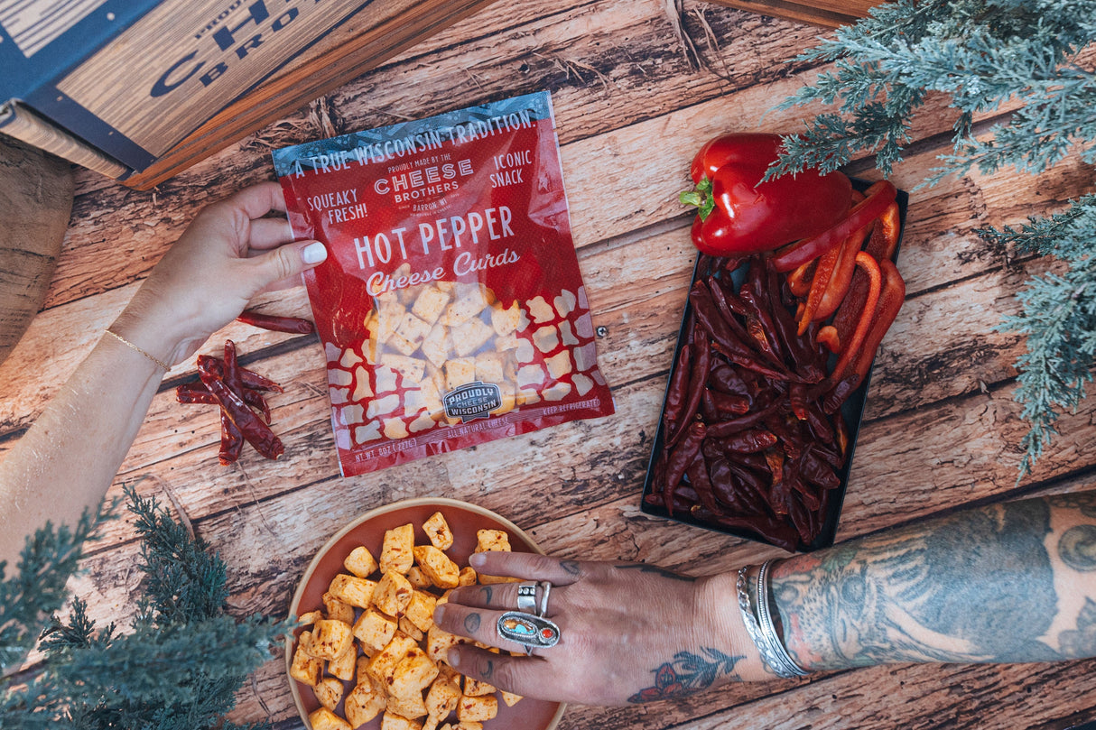 Hot Pepper Cheese Curds *Ships Fresh Daily* from Cheese Brothers, Inc.