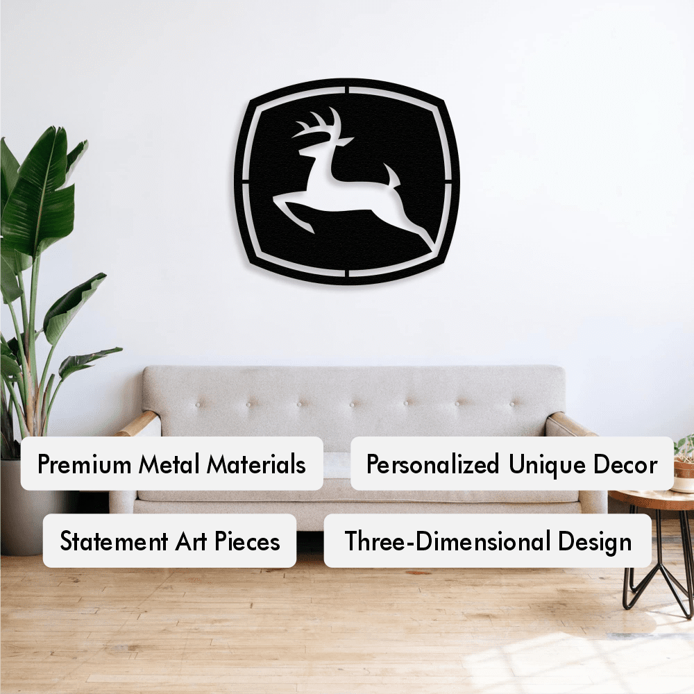 John Deere Metal Wall Art from VITAHOME DESIGN LLC