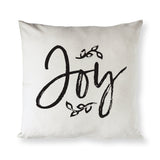 Joy Christmas Holiday Pillow Cover from The Cotton & Canvas Co.