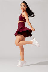 Twirl Skort - Crimson from POPFLEX