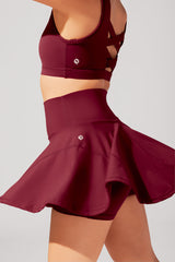 Twirl Skort - Crimson from POPFLEX