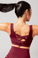 Corset Bra - Crimson from POPFLEX