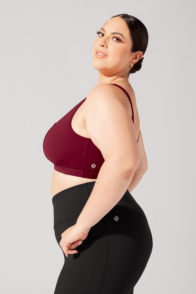 Corset Bra - Crimson from POPFLEX